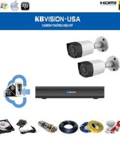 Alternative view of TRỌN BỘ 2 CAMERA KBVISION FULL HD 1080