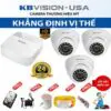 Trọn bộ 3 camera 1. 0mp kbvision hd 720p 1 3 Kb Fhd 2