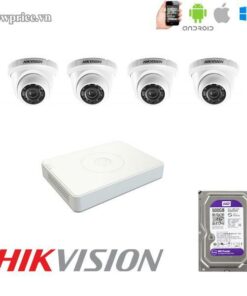 Trọn bộ 4 camera hikvision 1. 0 mp - 720p giá tốt cho mọi nhà 7 Hik 1