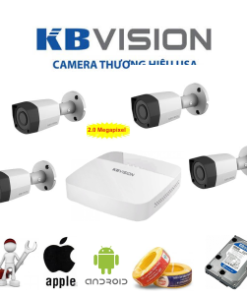 Alternative view of Trọn bộ 4 camera KBVISION HD 720