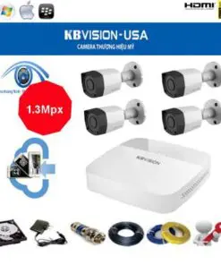 Alternative view of Trọn bộ 4 camera KBVISION 2.0MP FULL HD1080P