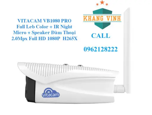 Vitacam Vb1080 Pro | Camera Wifi Full Hd 1080P - Đèn Quan Sát Màu Ngày Đêm