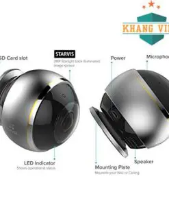 Alternative view of Camera Ezviz C6P 3MP CS-CV346 Mắt Cá 360°