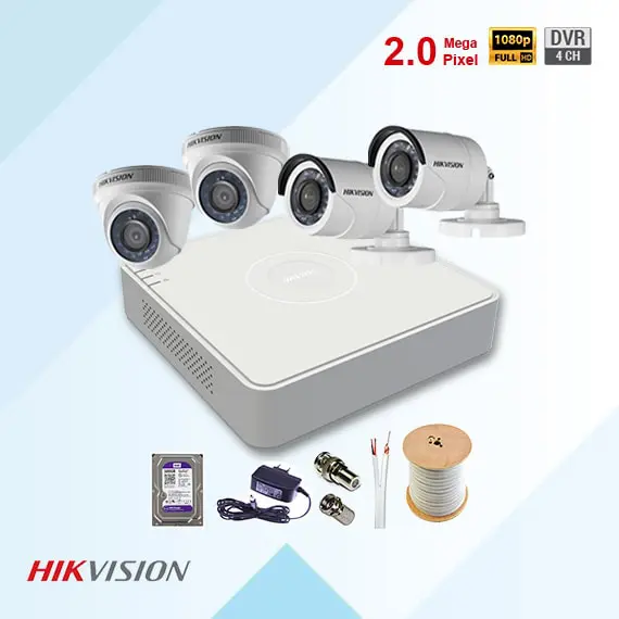 Lắp camera dĩ an nhanh chóng, uy tín, chuyên nghiệp số 1 10 Tron Bo 4 Camera Hikvision 2.0M