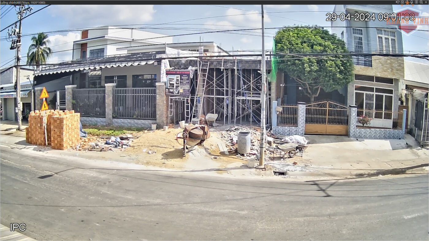 Lắp đặt camera giám sát công trình xây dựng tại Đồng Phú 8 Công trình xây dựng nhà ở tại Đồng Phú