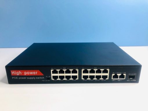 Switch Poe Ip-Link Ipl-Sw162 - 16 Cổng Poe + 2 Cổng Uplink Gigabit