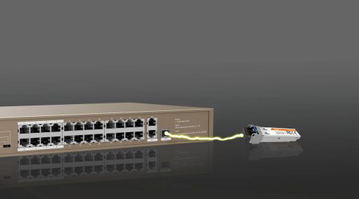 Switch With 24-Port Poe Tenda Tef1126P-24-250W