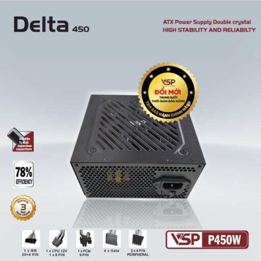 Nguồn Vsp Delta P450W Chính Hãng