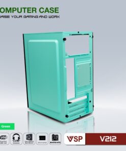 Alternative view of Case VSP V212 Green Mặt kính cường lực