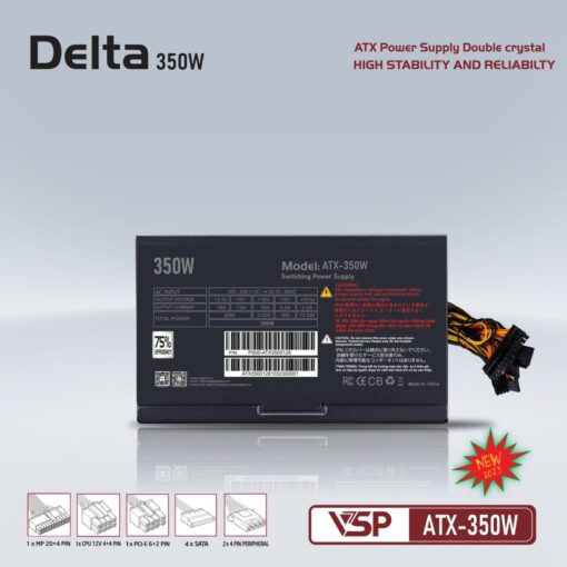 Nguồn Vsp Delta P350W Công Suất Thực