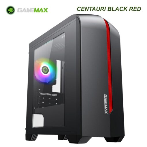Case Gamemax Centauri H601Br Black 1 Mặt Kính Cường Lực