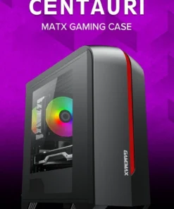 Alternative view of Case GAMEMAX CENTAURI H601BR Black 1 mặt kính cường lực