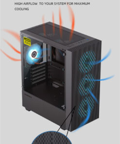 Case Gamemax Edge Black Day Led Rgb Hong Kinh Cuong Luc 4