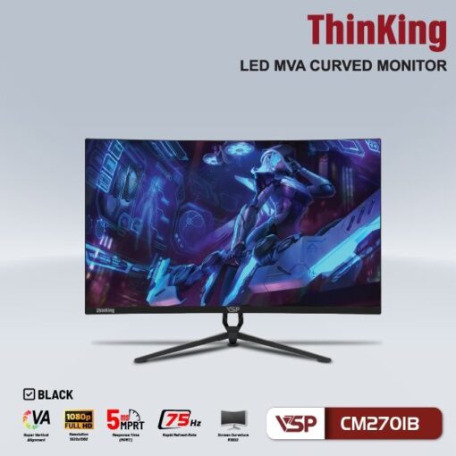Lcd 27 Vsp Cm2705H White Màn Hình Cong Chính Hãng