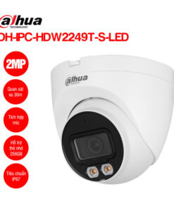 Camera Dome DAHUA DH-IPC-HDW2249T-S-LED Giải Pháp Giám Sát Full HD Toàn Diện
