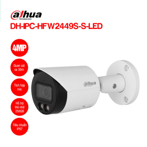 Camera Dahua Dh-Ipc-Hfw2449S-S-Led, Giải Pháp Giám Sát Vượt Trội