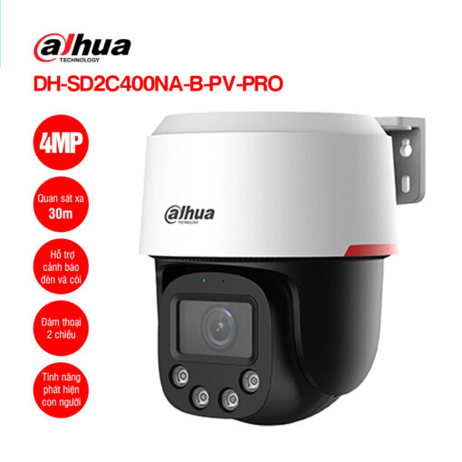 Camera Dahua Dh-Sd2C400Na-Ip Pt Độ Phân Giãi Chuẩn 4Mp