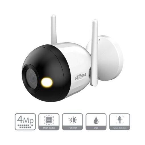 Camera Dahua Dh-F4C-Led, Ip Wifi Bullet C1 4Mp Smart Dual Light