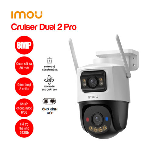 Camera Imou Cruiser Dual 2 Pro (Ipc-S7Xfp-8U0Wed)
