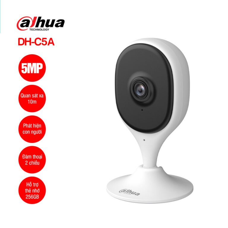Camera DAHUA DH-C5A Wifi cố định 5MP trong nhà 7 Camera DAHUA DH-C5A Wifi cố định 5MP trong nhà