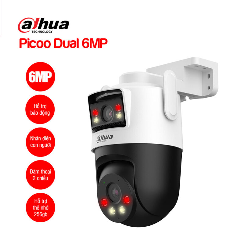 Camera DAHUA DH-P3D-3F-PV Wifi Picoo Dual D1 6MP 7 Camera DAHUA DH-P3D-3F-PV Wifi Picoo Dual D1 6MP