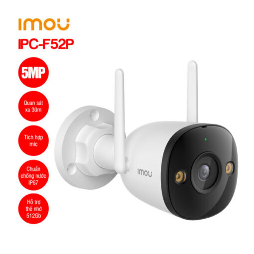 Camera Ngoài Trời 5Mp Imou Ipc-F52P