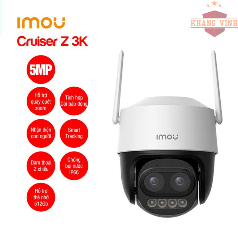 Camera Wifi Quay Quét Zoom IMOU Cruiser Z 3K IPC-S7DP-5M0WEZ 10 Camera Wifi Quay Quét Zoom IMOU Cruiser Z 3K IPC-S7DP-5M0WEZ