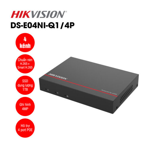 Đầu Ghi Hikvision Ds-E04Ni-Q1/4P