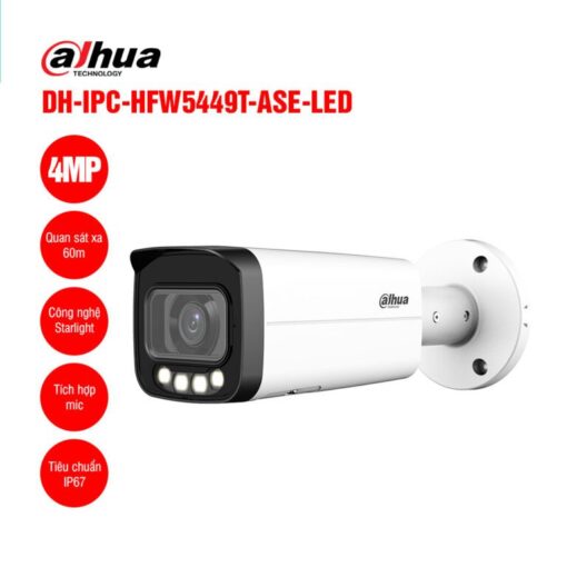 Camera Dahua Dh-Ipc-Hfw5449T Ip 4Mp