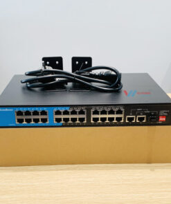 Switch Mạng 26 Cổng SCODENO S200-26GTCP-GC-ACR (24 Cổng PoE): Giải Pháp Mạng Hiệu Suất Cao