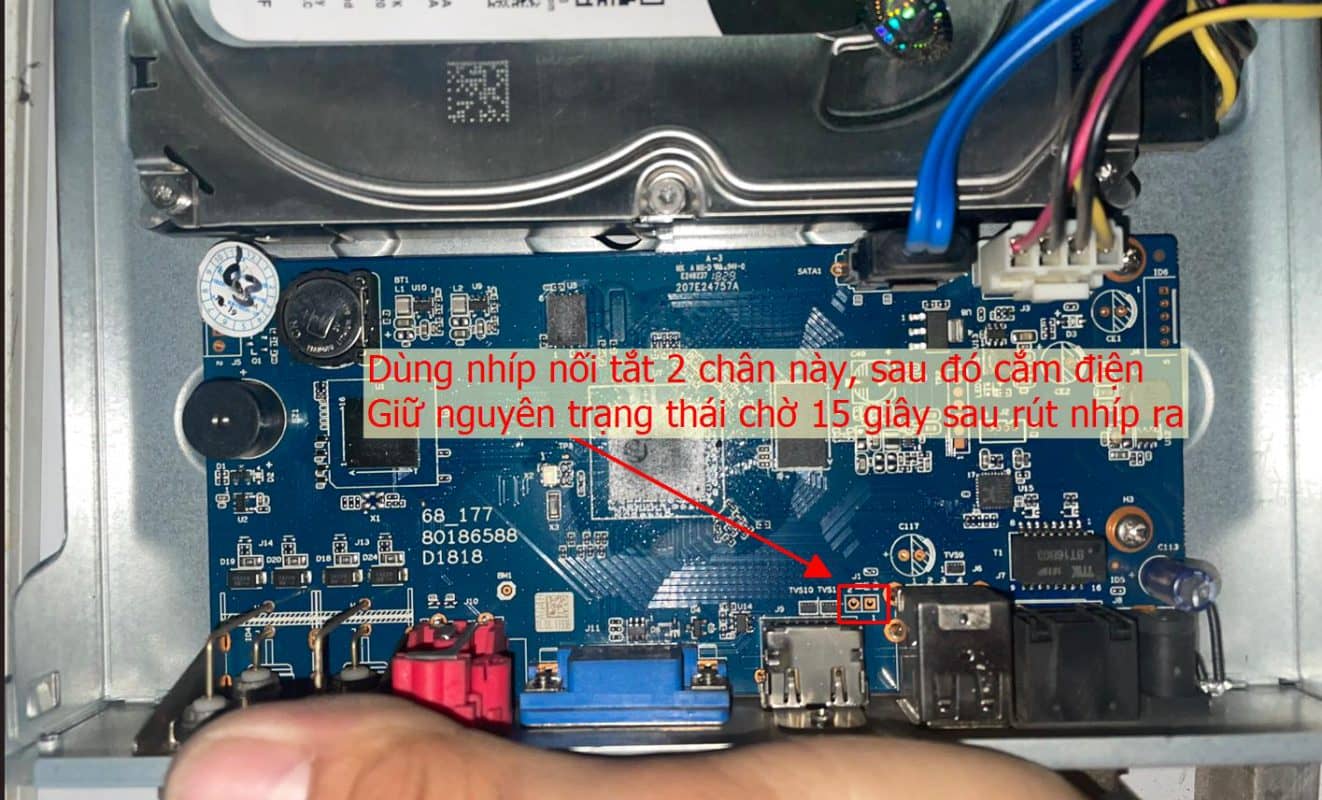 Reset Mật Khẩu Đầu Ghi Kx-7104H1 Chuẩn Kbvision 2025