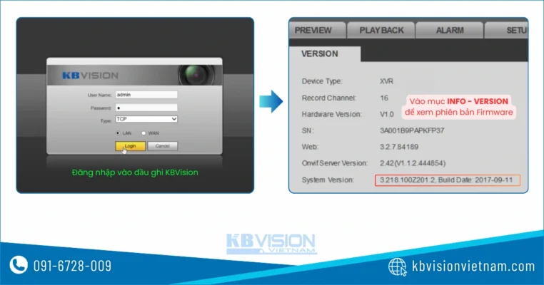 Firmware Dau Ghi Kbvision 2