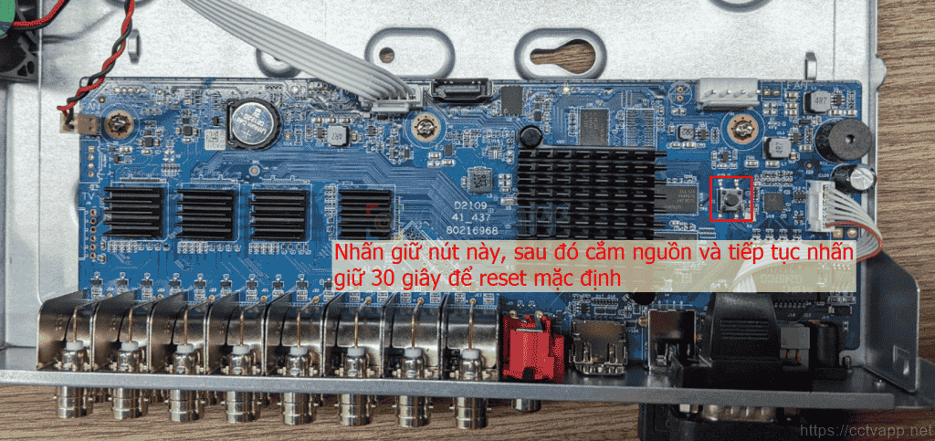 Hướng Dẫn Chi Tiết Reset Mật Khẩu Đầu Ghi Xvr5216An-I3