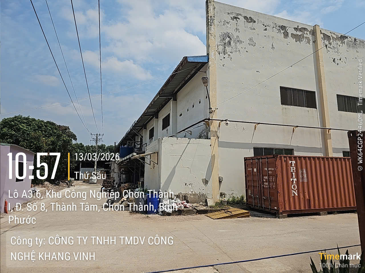 Thi Công Lắp Camera Tại Kcn Chơn Thành - 10H57